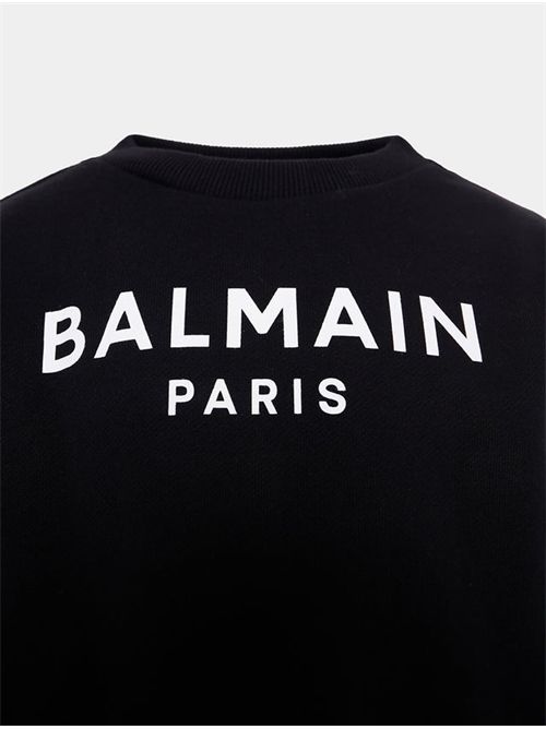 Felpa, unisex, logata. BALMAIN | BX4P10 Z3183930BC